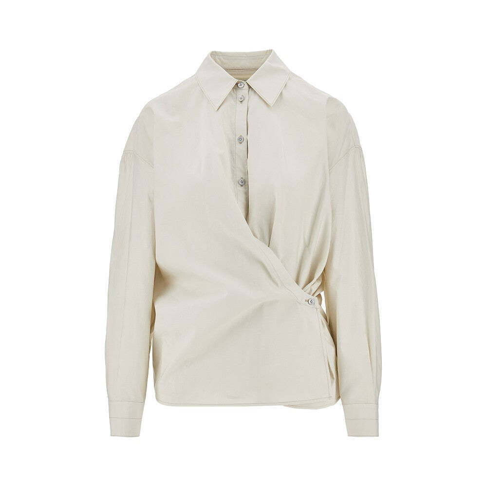 Lemaire Cotton And Silk Twisted Shirt